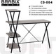 Миниатюра изображения товара Стол-стеллаж Brabix Loft Cd-004 / 641219 (дуб антик)