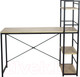 Миниатюра изображения товара Стол-стеллаж Brabix Loft Cd-005 / 641223 (дуб натуральный)