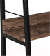 Миниатюра изображения товара Стеллаж Brabix Loft Sh-003 / 641234 (мореный дуб)