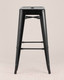 Миниатюра изображения товара Табурет барный Stool Group Tolix / YD-H765 LG-01  (черный глянцевый)