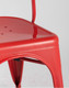 Миниатюра изображения товара Стул Stool Group Tolix / YD-H440B LG-03 (красный глянцевый)
