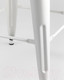 Миниатюра изображения товара Стул барный Stool Group Tolix Wood со спинкой / YD-H765E-W LG-02 (белый глянцевый/светлое дерево)