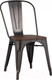 Миниатюра изображения товара Стул Stool Group Tolix / YD-H440B-W MS-01-1 (черный/патина золото/темное дерево)
