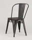 Миниатюра изображения товара Стул Stool Group Tolix / YD-H440B-W MS-01-1 (черный/патина золото/темное дерево)
