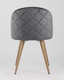 Миниатюра изображения товара Стул Stool Group Лион New / DC-69030A HLR-21 (велюр с ромбами/серый)