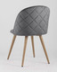 Миниатюра изображения товара Стул Stool Group Лион New / DC-69030A HLR-21 (велюр с ромбами/серый)
