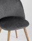 Миниатюра изображения товара Стул Stool Group Лион New / DC-69030A HLR-21 (велюр с ромбами/серый)