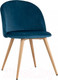 Миниатюра изображения товара Стул Stool Group Лион New / DC-69030 HLR-63 (велюр голубой)