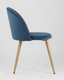 Миниатюра изображения товара Стул Stool Group Лион New / DC-69030 HLR-63 (велюр голубой)