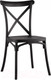 Миниатюра изображения товара Стул Stool Group Кроссбэк / Y030 (черный)