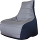 Миниатюра изображения товара Бескаркасное кресло Flagman Бумеранг Б1.2-01 (серый/темно-синий)
