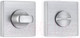 Миниатюра изображения товара Фиксатор дверной защелки VELA WC-Quadro (белое серебро)