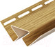 Миниатюра изображения товара Угол для сайдинга Docke Lux внутренний (3м, зрелый каштан)