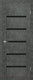 Миниатюра изображения товара Дверь межкомнатная Stark ST8 ДО 90x200 (бетон темный/черный лак)
