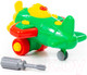 Миниатюра изображения товара Игрушка-конструктор Полесье Самолет / 77110 (19эл)