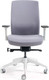 Миниатюра изображения товара Кресло офисное Bestuhl J2 White Pl без подголовника с подлокотником (серая ткань)
