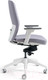 Миниатюра изображения товара Кресло офисное Bestuhl J2 White Pl без подголовника с подлокотником (серая ткань)