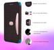 Миниатюра изображения товара Чехол-книжка Case Magnetic Flip для Huawei Y8p (красный)