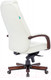 Миниатюра изображения товара Кресло офисное Бюрократ T-9923WALNUT/IVORY (кожа слоновая кость/крестовина дерево)