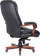 Миниатюра изображения товара Кресло офисное Бюрократ Т-9925WALNUT/BLACK (черный/кожа крестовина дерево)
