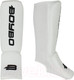 Миниатюра изображения товара Защита голень-стопа для единоборств BoyBo Хлопчатобумажная (XS, белый)