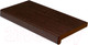 Миниатюра изображения товара Подоконник VPL Премиум с заглушкой 250x1600 (венге)