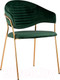 Миниатюра изображения товара Стул Stool Group Эвита / FDC8022 GREEN FUT-73 (вельвет зеленый)