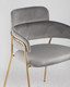 Миниатюра изображения товара Стул Stool Group Полин / FDC6085 LIGHT GREY FUT-79 (вельвет светло-серый)