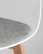 Миниатюра изображения товара Стул Stool Group Libra Soft / 8320F (белый с подушкой/деревянные ножки)