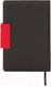 Миниатюра изображения товара Ежедневник Brauberg Waves / 111876 (черный/красный, кожзам)