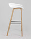 Миниатюра изображения товара Стул барный Stool Group Libra / 8319 (белый/деревянные ножки)