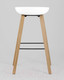 Миниатюра изображения товара Стул барный Stool Group Libra / 8319 (белый/деревянные ножки)