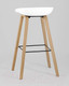 Миниатюра изображения товара Стул барный Stool Group Libra / 8319 (белый/деревянные ножки)