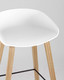 Миниатюра изображения товара Стул барный Stool Group Libra / 8319 (белый/деревянные ножки)