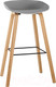 Миниатюра изображения товара Стул барный Stool Group Libra / 8319 (серый/деревянные ножки)