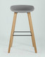 Миниатюра изображения товара Стул барный Stool Group Libra / 8319 (серый/деревянные ножки)