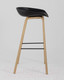 Миниатюра изображения товара Стул барный Stool Group Libra / 8319 (черный/деревянные ножки)