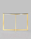 Миниатюра изображения товара Консольный столик Stool Group Альба 115x30 / ECST-095-SR-TG (стекло черное/сталь золото)