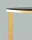 Миниатюра изображения товара Консольный столик Stool Group Альба 115x30 / ECST-095-SR-TG (стекло черное/сталь золото)