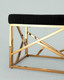 Миниатюра изображения товара Банкетка Stool Group Арт Деко / BENCH-016-TG (вельвет черный/сталь золото)