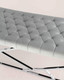 Миниатюра изображения товара Банкетка Stool Group Арт Деко BENCH-016-GR (вельвет серый/сталь серебристый)
