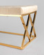 Миниатюра изображения товара Банкетка Stool Group Инсигния / BENCH-011-TG-BG (вельвет бежевый/сталь золото)