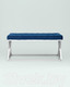 Миниатюра изображения товара Банкетка Stool Group Инсигния / BENCH-011 (вельвет синий/сталь серебристый)
