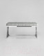 Миниатюра изображения товара Банкетка Stool Group Инсигния / BENCH-011-GR (вельвет серый/сталь серебристый)