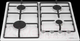 Миниатюра изображения товара Газовая варочная панель HOMSair HGE643GWH