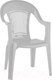 Миниатюра изображения товара Стул пластиковый Ellastik Plast Элластик 41x55x91 (белый)