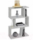 Миниатюра изображения товара Стеллаж Polini Kids Home Smart Фигурный 3 секции / 0002271.75 (бетон)