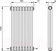 Миниатюра изображения товара Радиатор стальной Arbonia 2150/8 24 (нижнее подключение, слева-направо)