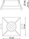 Миниатюра изображения товара Точечный светильник Novotech Metis 370743