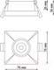 Миниатюра изображения товара Точечный светильник Novotech Metis 370741